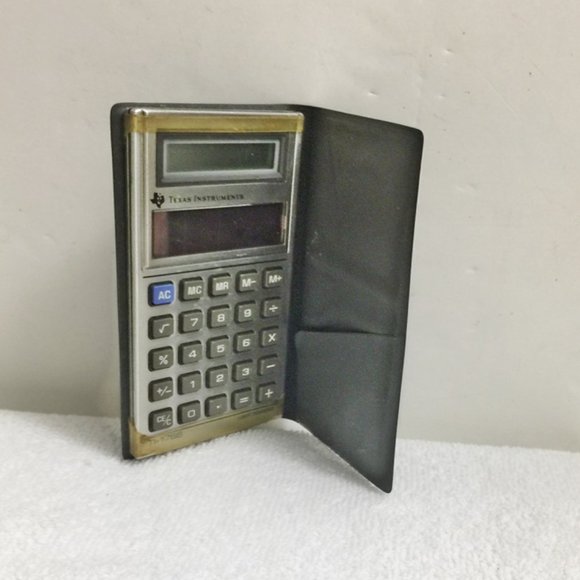 Texas Instruments TI-1768 Pocket Calculator Light Powered w/Fold Case Vintage 86 - Picture 6 of 6